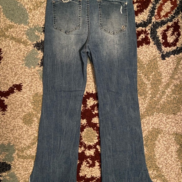 Indigo Rein Juniors Flare Leg Jeans WORN ONCE 15 - Picture 7 of 11